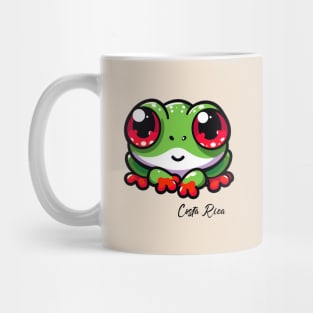 Cute & Cuddly: Red-Eyed Tree Frog Costa Rica 🐸 Mug